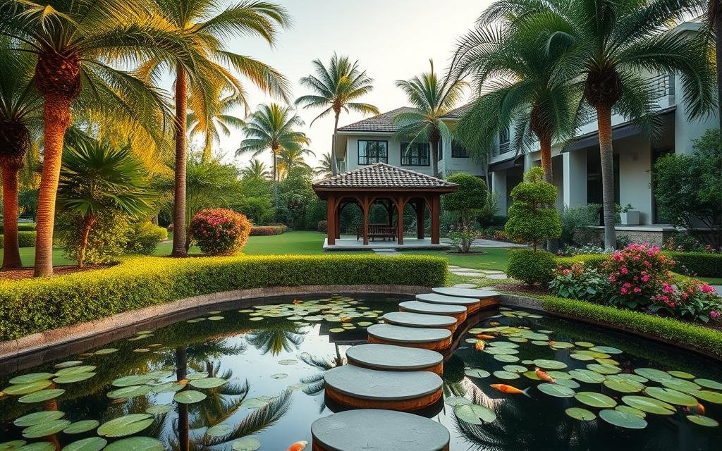 تنسيق حدائق فى المنطقة العاشرة