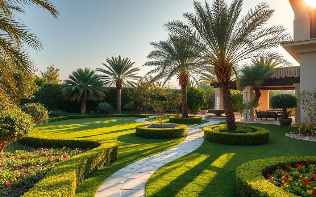 تنسيق حدائق الشعيبة بالكويت