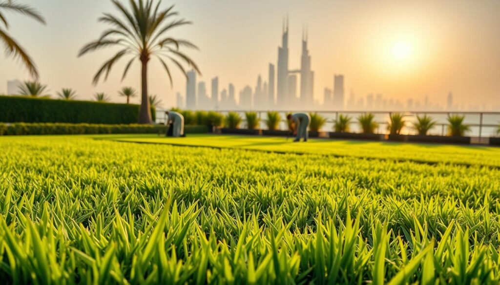 تنسيق حدائق بالقيروان الكويت | تصميم عصري للمساحات الخضراء والفلل