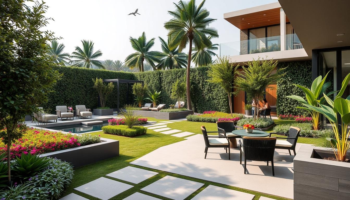 تنسيق حدائق حلول عصرية