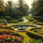 تنسيق حدائق فى مدن الكويت