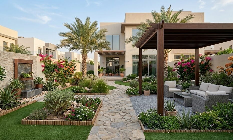 أفضل خدمات وشركات تنسيق حدائق القبلة بالكويت للفلل والمنازل بأجمل التصاميم العصرية