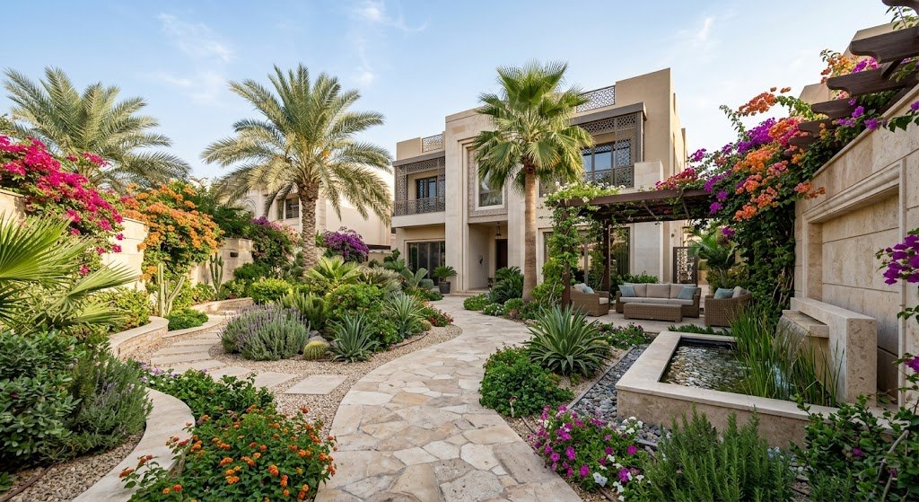 تنسيق حدائق بيان بالكويت - تصميم وتزيين وصيانة الحدائق المنزلية باحترافية