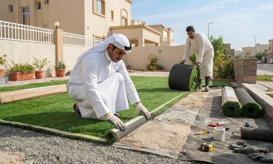 تركيب عشب صناعي الكويت