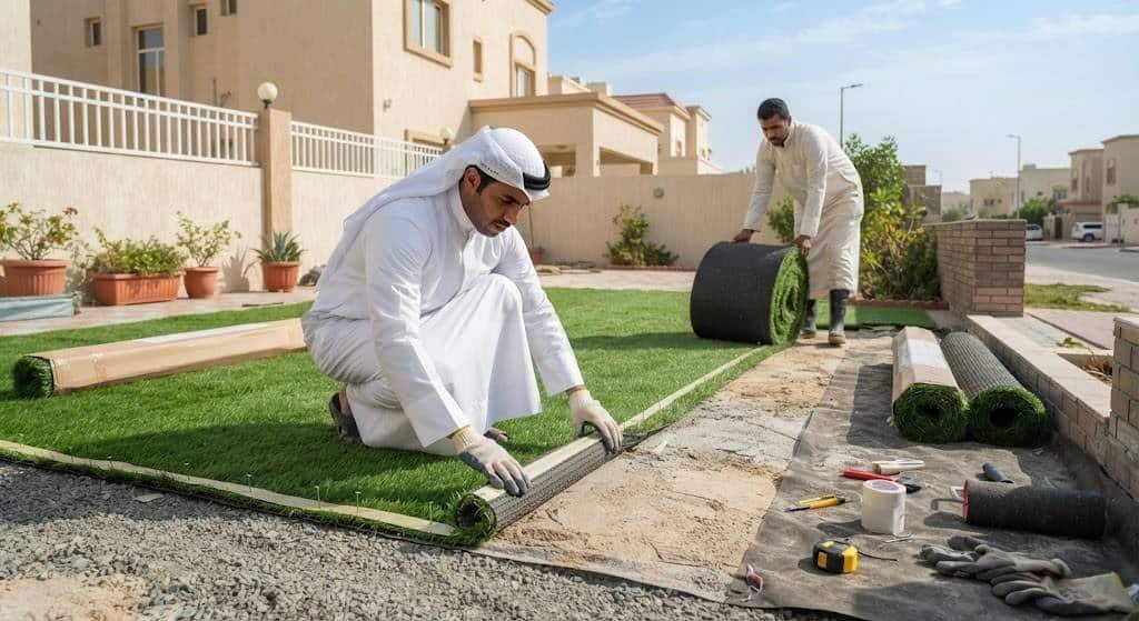تركيب عشب صناعي الكويت